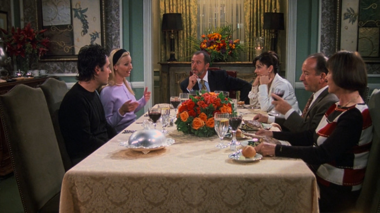 Mike and Phoebe family dinner