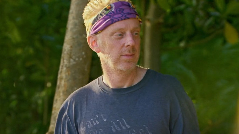 Mike walking on the beach in "Survivor."