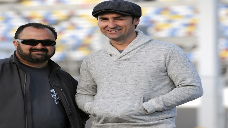 Frank Fritz and Mike Wolfe posing