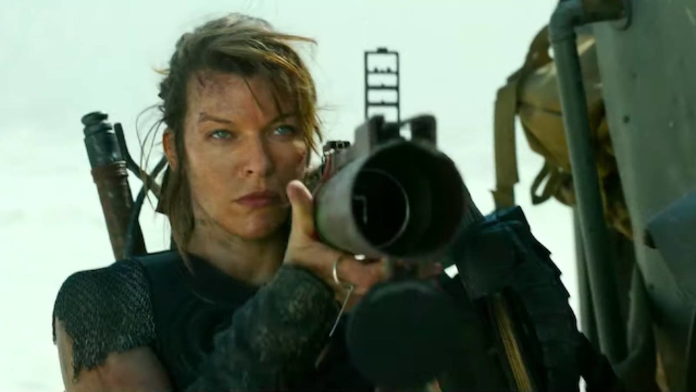 Monster Hunter Milla Jovovich cannon