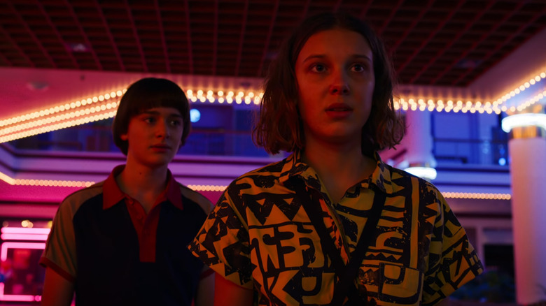 Eleven looks at Mind Flayer