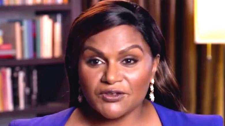 Mindy Kaling talking in interview