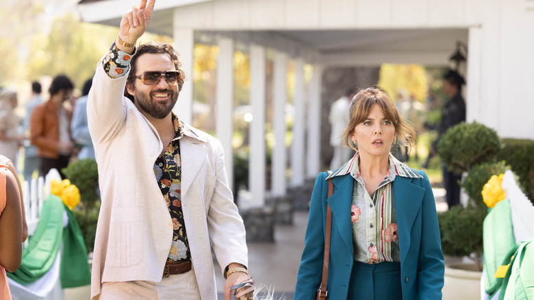 Doug and Joyce walking