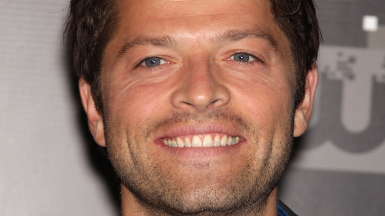 Misha Collins smiling