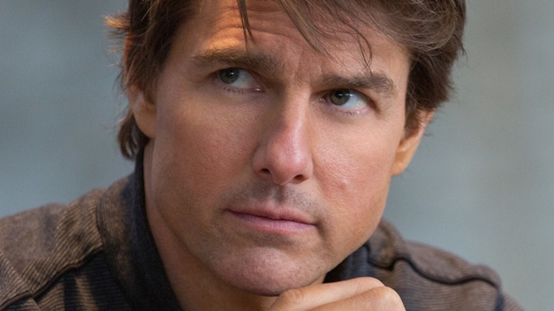 Tom Cruise under a bridge