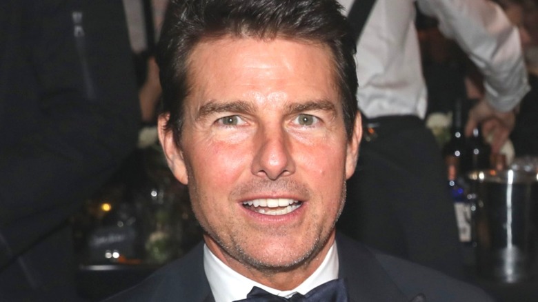 Tom Cruise grinning