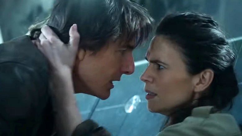 Ethan Hunt and Grace looking at each other in Mission: Impossible - The Final Reckoning