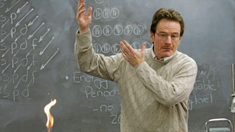 Walt teaches class