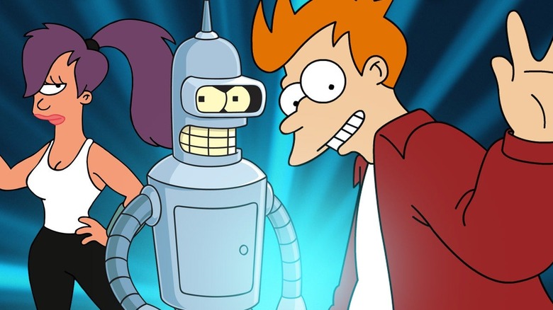 Leela, Bender, Fry