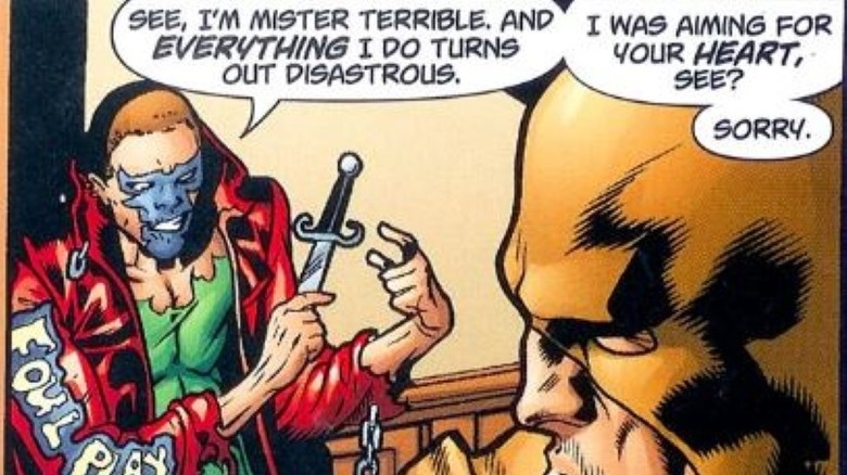 Mister Terrible speaking