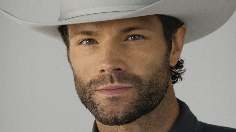 Jared Padalecki wearing a cowboy hat