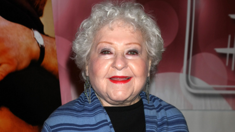 Estelle Harris poses at a red carpet event