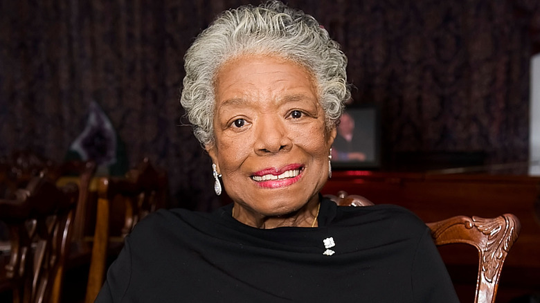 Maya Angelou smiles