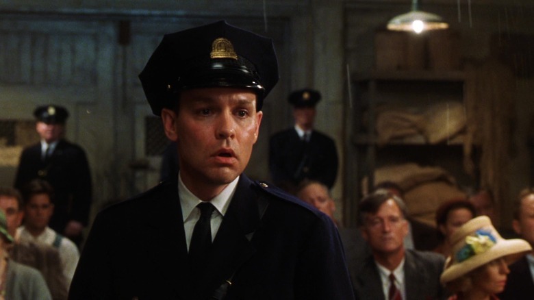 Percy reacting in shock