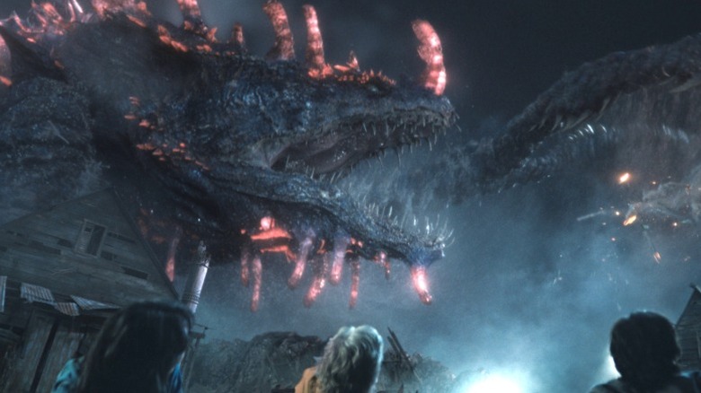 Titan X opening its maw on Monarch: Legacy of Monsters
