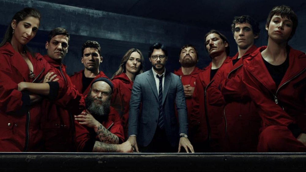 the cast of Netflix's Money Heist