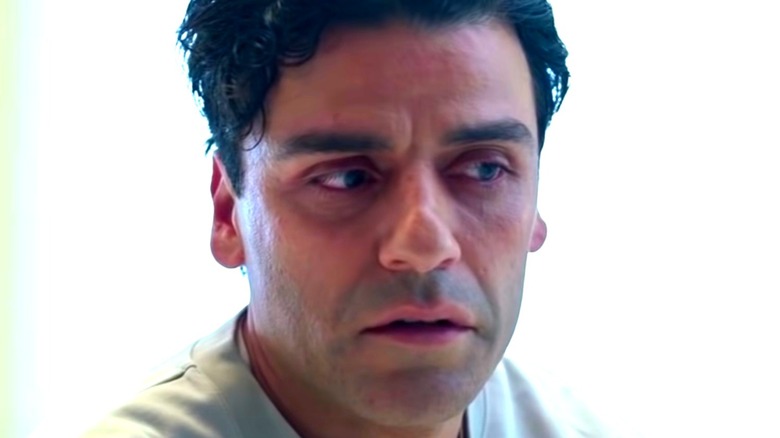 Oscar Isaac acting in Moon Knight