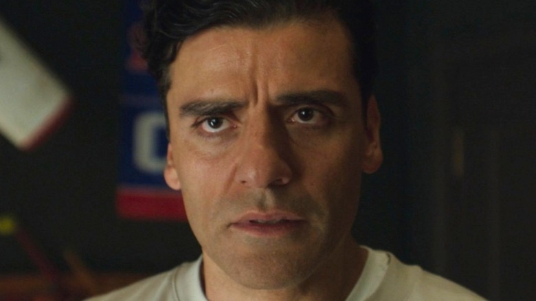 Oscar Isaac acting in Moon Knight