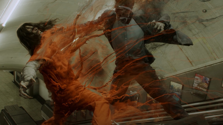 Morbius and Milo fighting