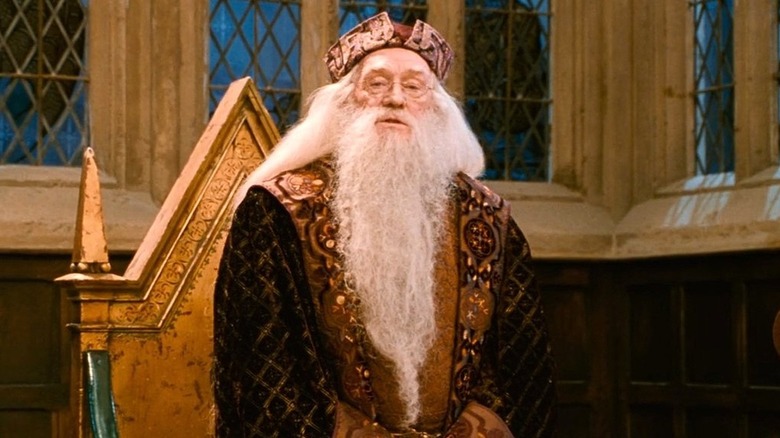 Albus Dumbledore standing up
