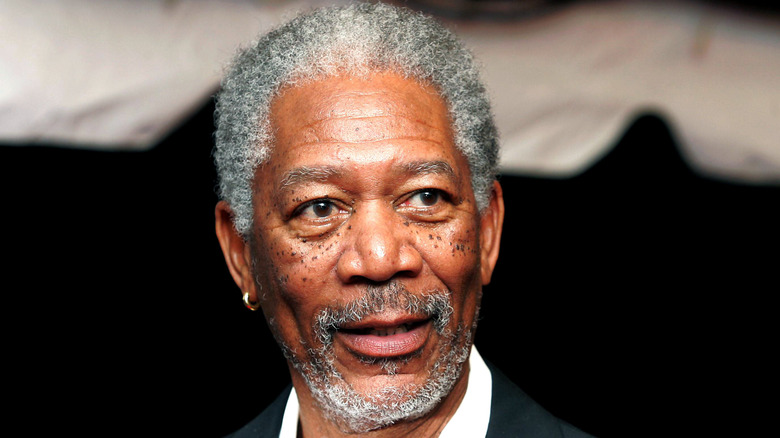 Morgan Freeman smiling