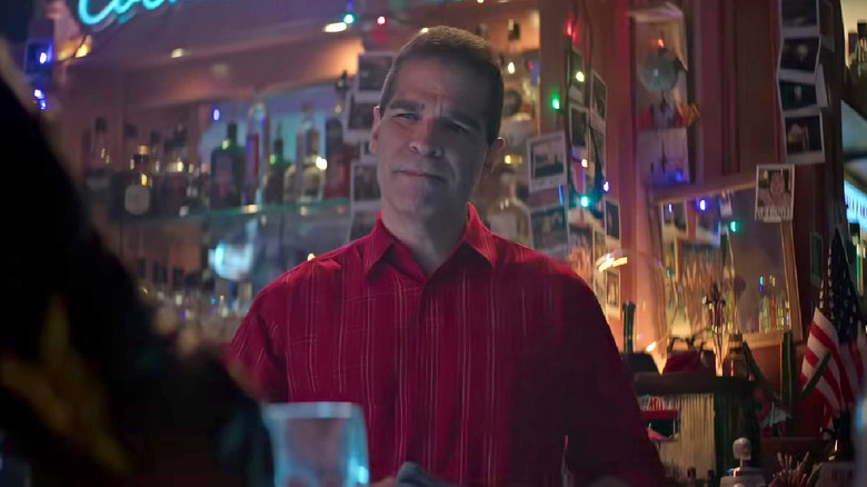 Barman standing behind the counter in "Mortal Kombat 2" (2026)
