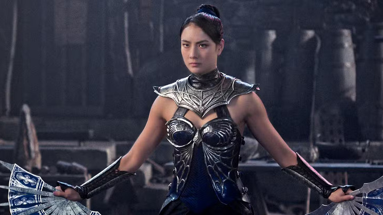 Katana ready to fight in "Mortal Kombat 2" (2026)