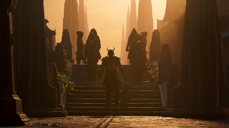 Shao Kahn descending stairs in 