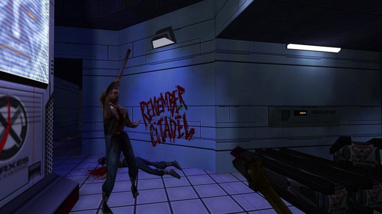 System Shock 2's subway station