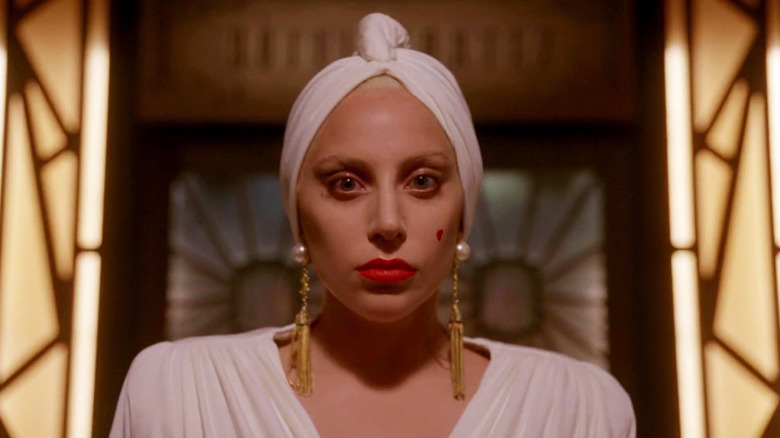 The Countess wearing white turban