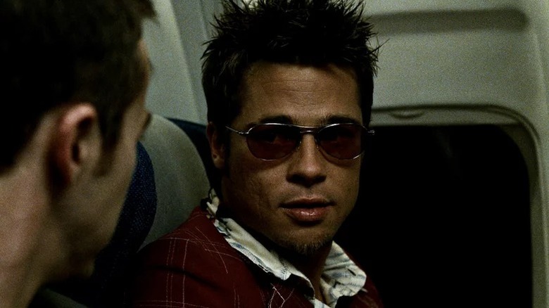 Brad Pitt as Tyler Durden in Fight Club