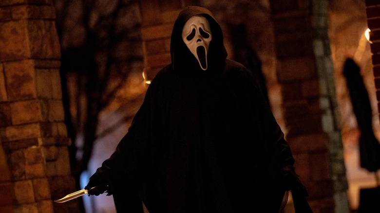 Ghostface on the prowl for a new victim in "Scream 7"