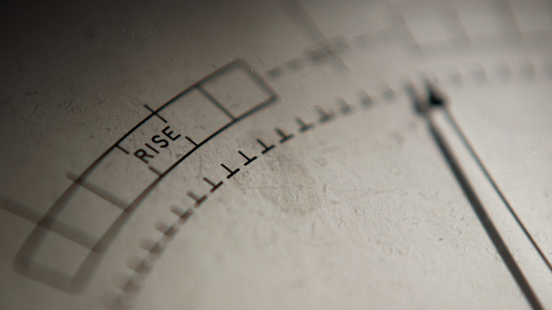 Scientology chart with pressure needle in Going Clear