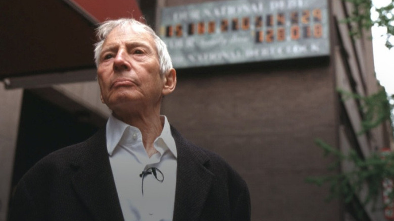 Robert Durst outside in New York in The Jinx