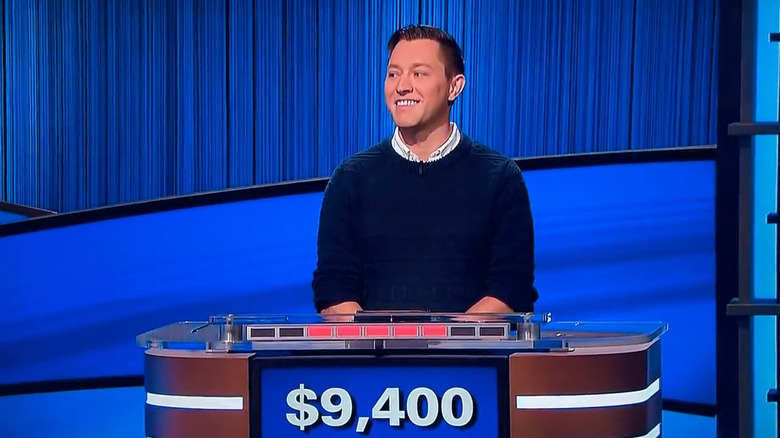 Jack Weller smiles after wrong answer