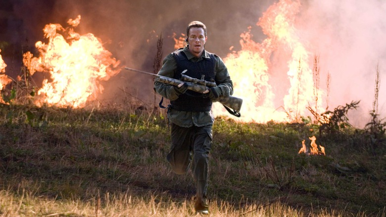 Bob running with gun