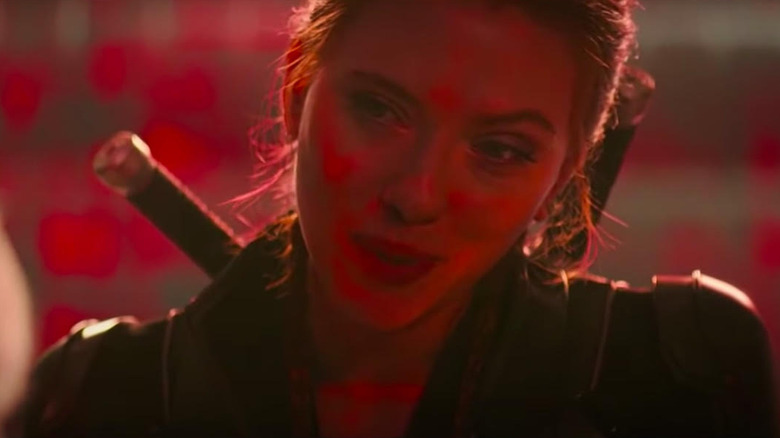 Black Widow talking Black Widow