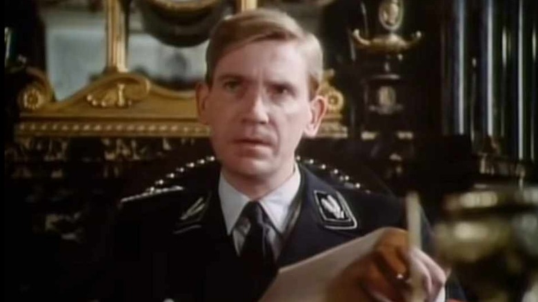 David Warner in a German uniform