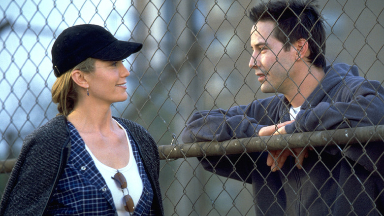 Diane Lane and Keanu Reeves in "Hardball"