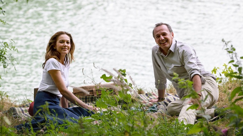 Diane Lane and Arnaud Viard in Paris Can Wait