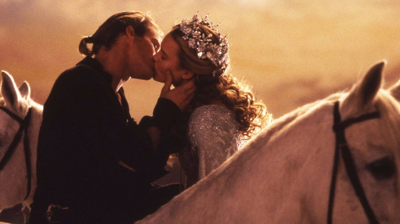 Westley Buttercup kiss in The Princess Bride