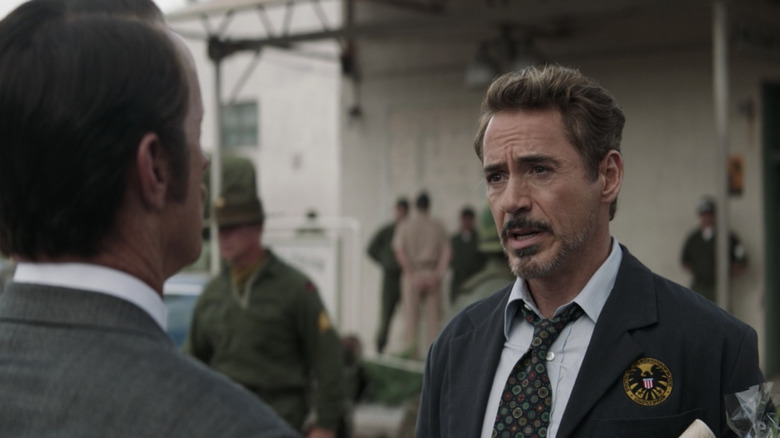 Tony Stark talking in Avengers: Endgame