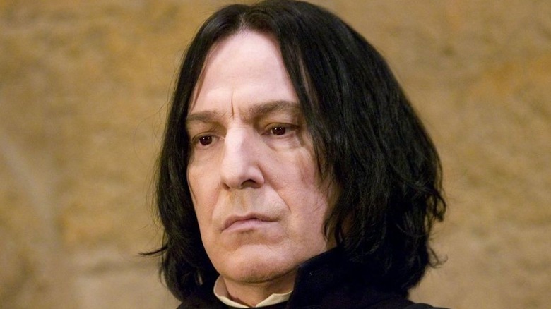 Snape scowls at students