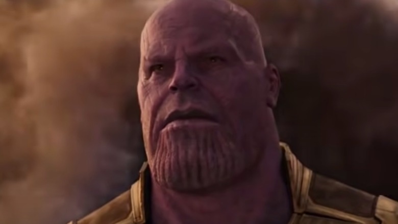 Close up of Thanos