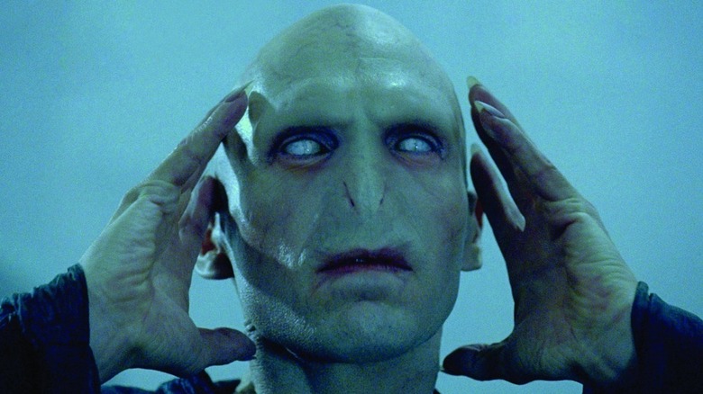Ralph Fiennes as Voldemort in Harry Potter and the Deathly Hallows Part 2