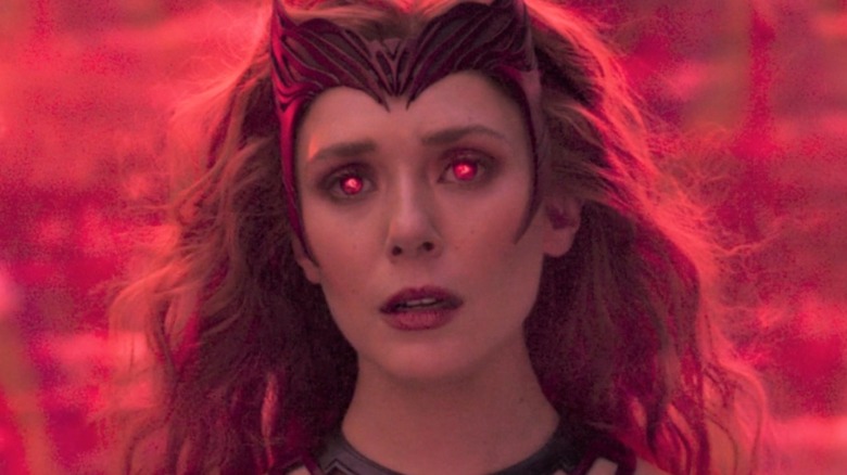 Wanda Maximoff looks forlorn