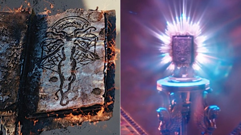 The Darkhold and the Book of Vishanti in "Doctor Strange in the Multiverse of Madness"