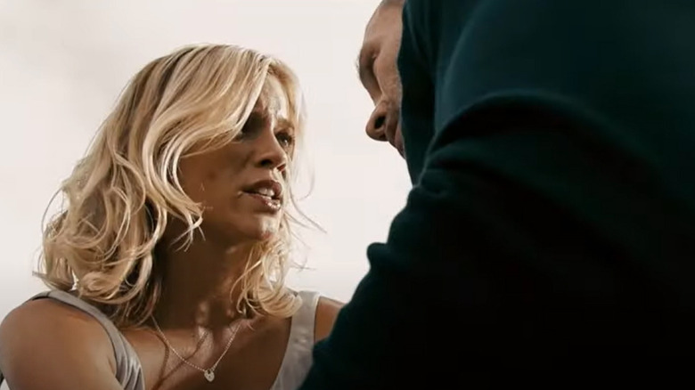 Eve and Chev talking closely