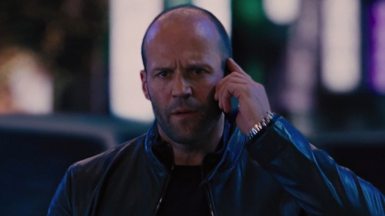 Deckard Shaw talking on phone