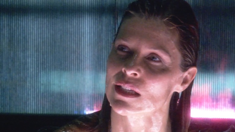Ellen Tigh resurrects on Cavil's ship